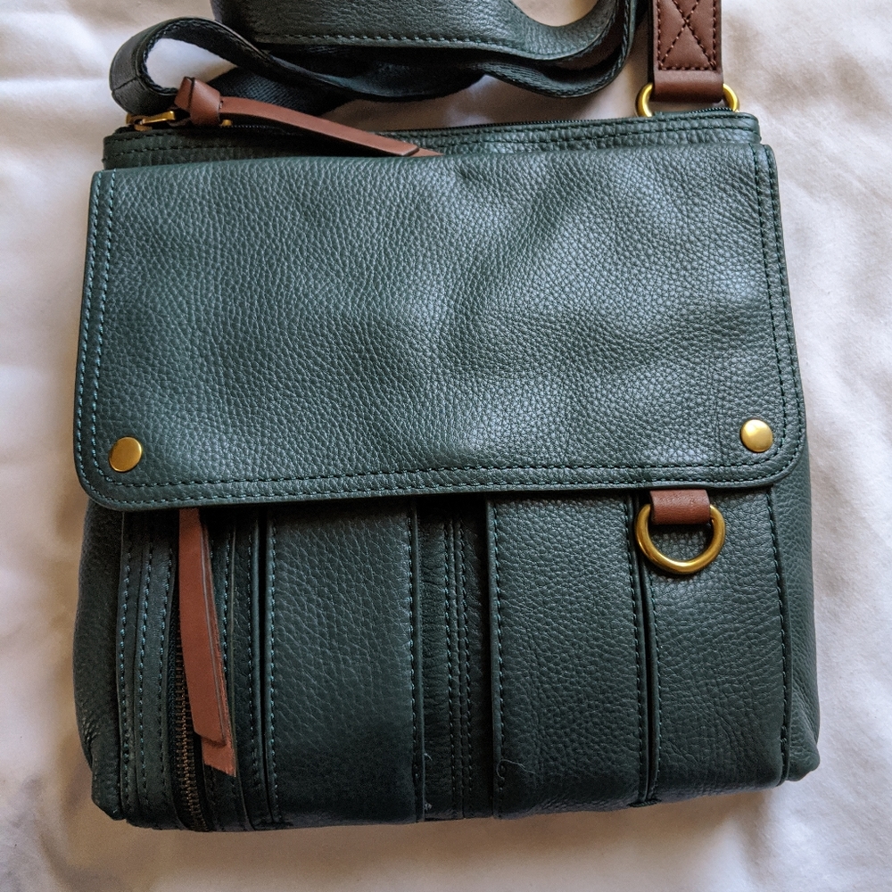 Fossil Morgan Traveler Hunter Green